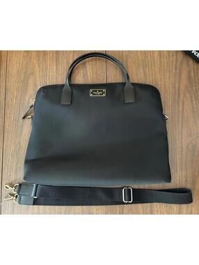 Kate Spade Blake Avenue Daveney Laptop Tote Black Nylon Work Bag